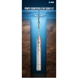 Pompă Submersibilă IBO SQIBO 0.37 (0.37 kW) - 3 Inch, Cablu 15m, Pentru Puțuri Înguste
